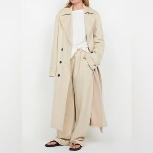 Lightweight Neutral Trench Coat